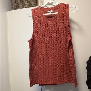 Reitmans Rust Sleeveless Knit Tank